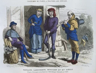 Peasant, labourer, musician in the Fifteenth Century, after 